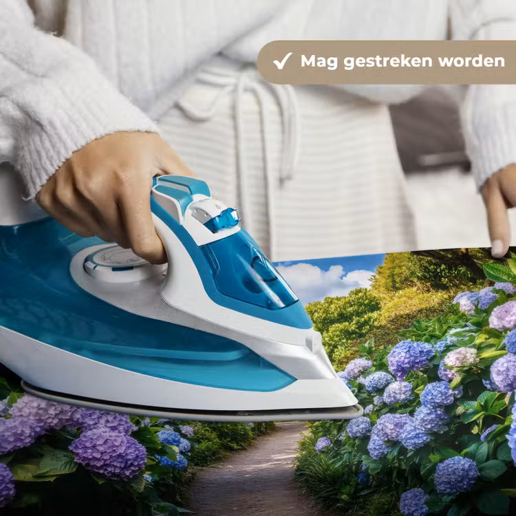 Hortsensia - Pad - Bloemen Wandkleed katoen klein -sfeer9
