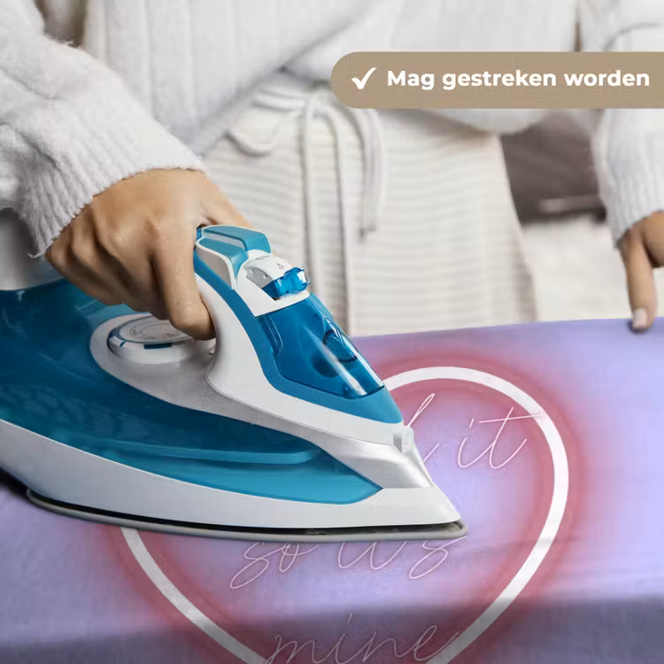 I liked it so it's mine - Neon hart - Paars Wandkleed katoen klein -sfeer9