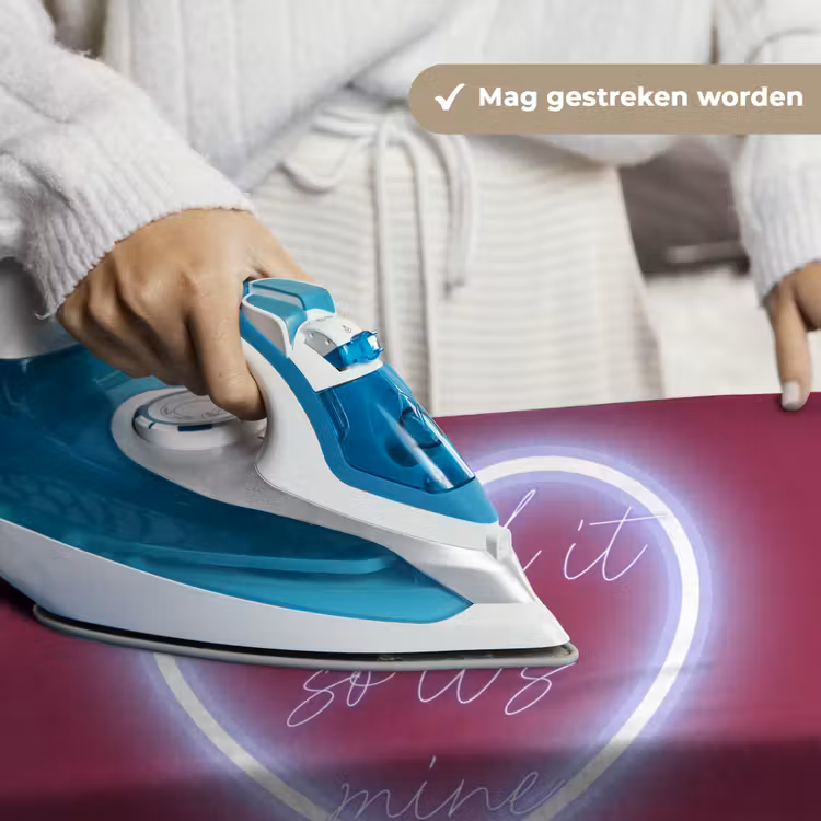 I liked it so it's mine - Neon hart - Roze Wandkleed katoen klein -sfeer9