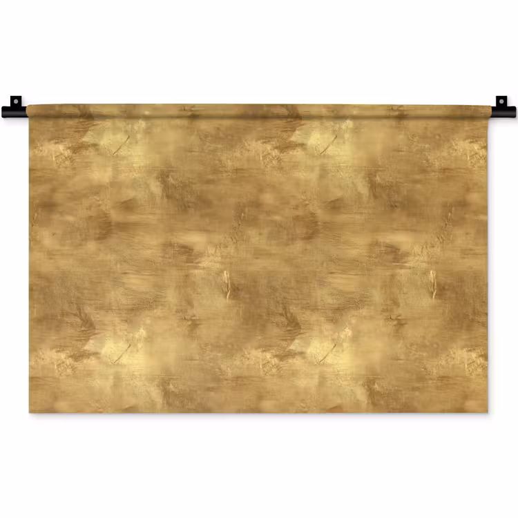 Industrieel - Textuur - Goud Wandkleed katoen klein 269 -zz3d