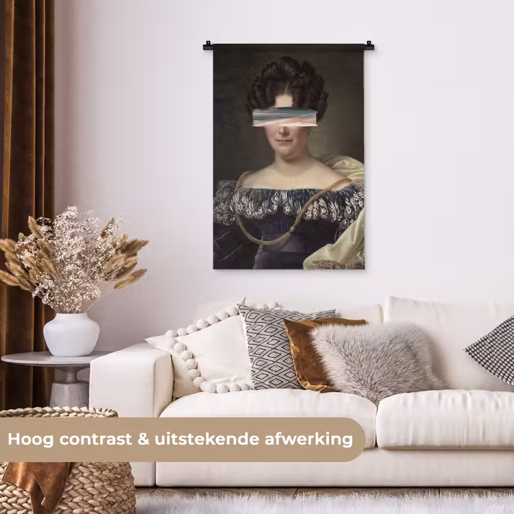 Johanna Henriette Engelen - Dubois Drahonet - Pastel Wandkleed katoen klein -sfeer1