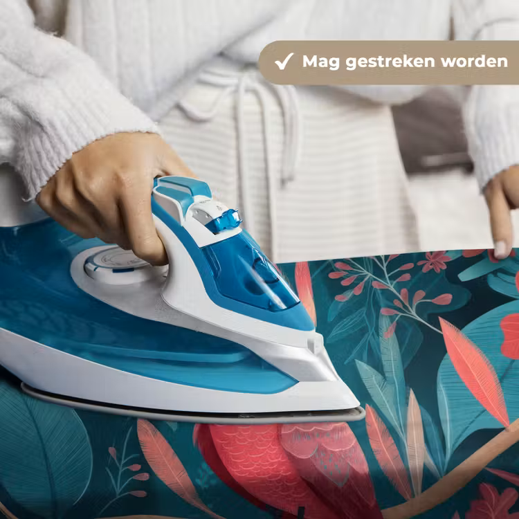 Kaketoe - Tropische bladeren - Tak Wandkleed katoen klein -sfeer9