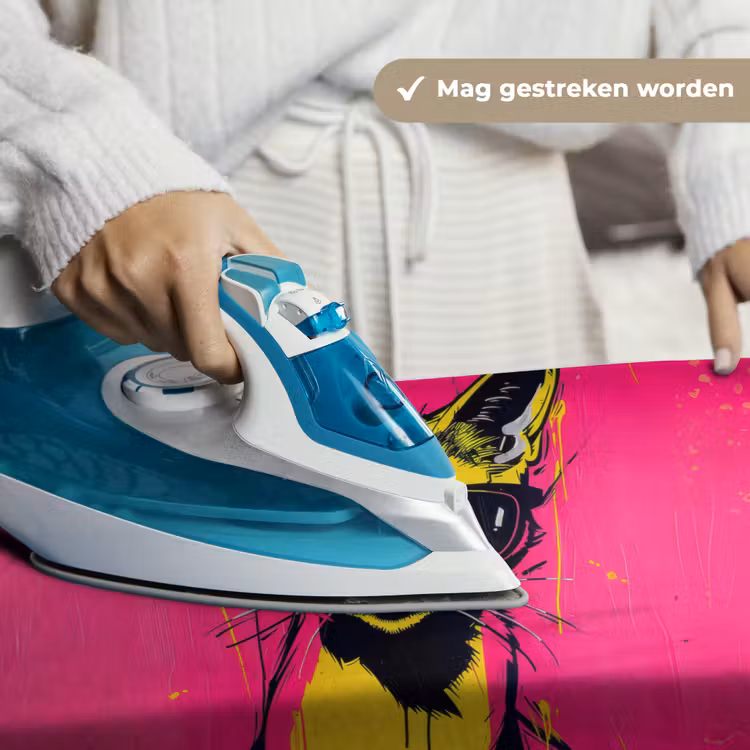 Kat - Art - Zonnebril - Roze Wandkleed katoen klein -sfeer9