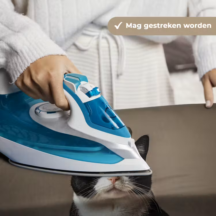 Kat - Kokskleding - Zwart - Wit Wandkleed katoen klein -sfeer9