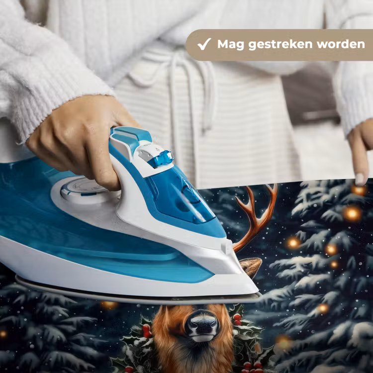 Kerst - Magie - Bos - Kleurrijk Wandkleed katoen klein -sfeer9