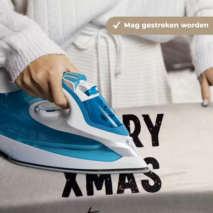 Kerst - Quotes - Merry xmas - Feestdagen - Zwart Wandkleed katoen klein -sfeer9