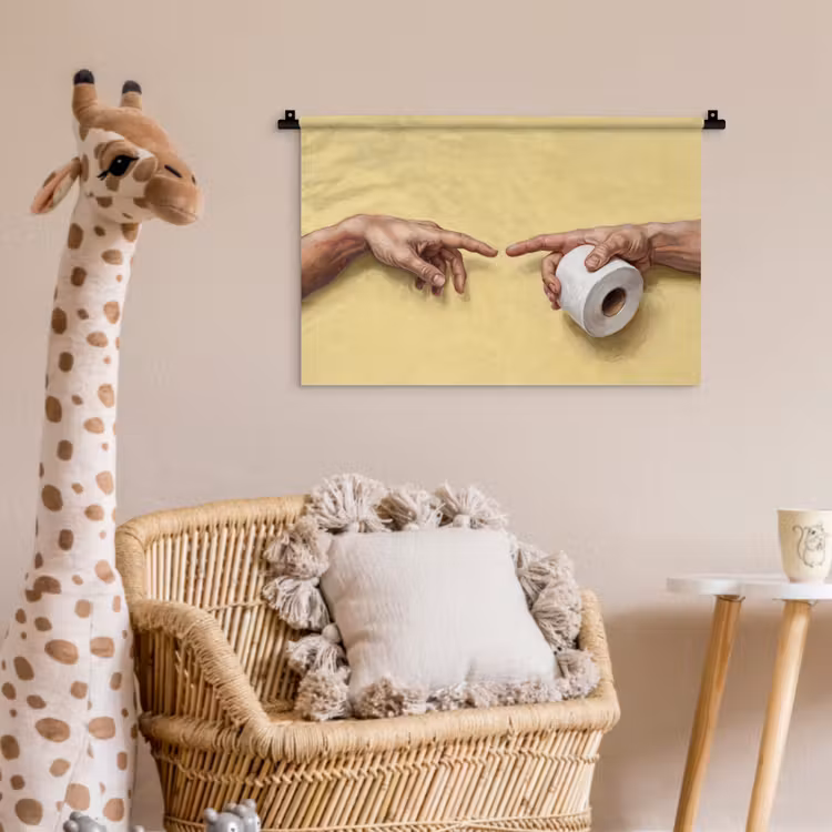 Klassiek - Kunst - Humor Wandkleed katoen klein -wsfeer5_kind