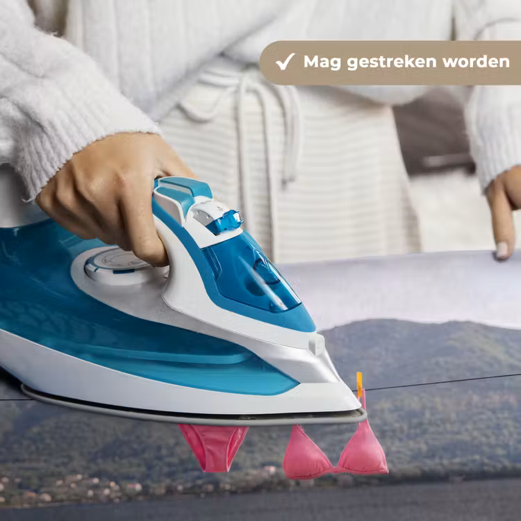 Kleding - Badkleding - Waslijn - Zomer - Roze Wandkleed katoen klein -sfeer9