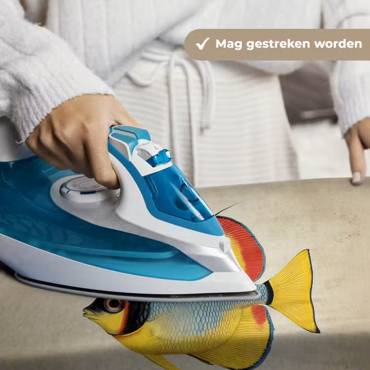 Kleurrijk - Vis - Schubben - Illustratie Wandkleed katoen klein -sfeer9