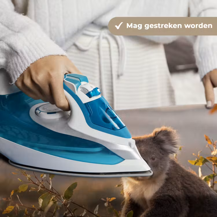 Koala - Bladeren - Ochtendlicht Wandkleed katoen klein -sfeer9