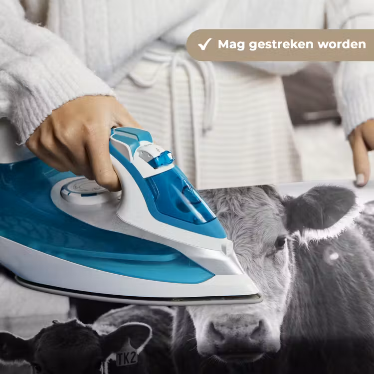 Koeien - Zwart - Wit Wandkleed katoen klein -sfeer9
