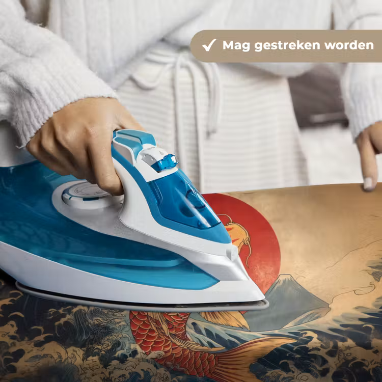 Koi - Zee - Golven - Zon Wandkleed katoen klein -sfeer9