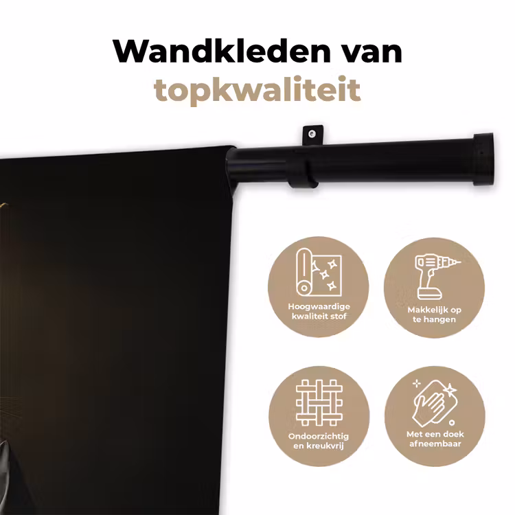 Konijn - Kok - Dier Wandkleed katoen klein -sfeer2
