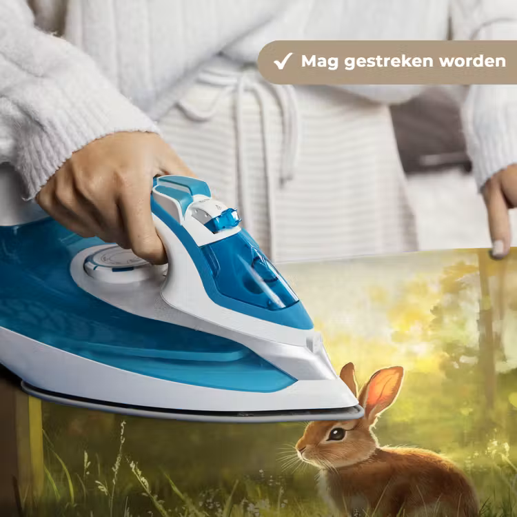 Konijn - Zonlicht - Bos Wandkleed katoen klein -sfeer9