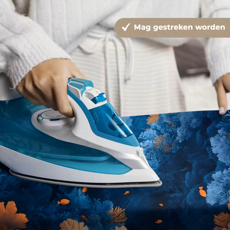 Koraalrif - Vissen - Oceaan - Blauw Wandkleed katoen klein -sfeer9