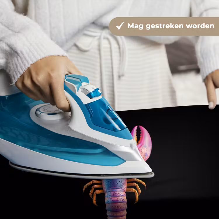 Kreeft - Paars - Roze - Zwart - Stippen - Lila Wandkleed katoen klein -sfeer9