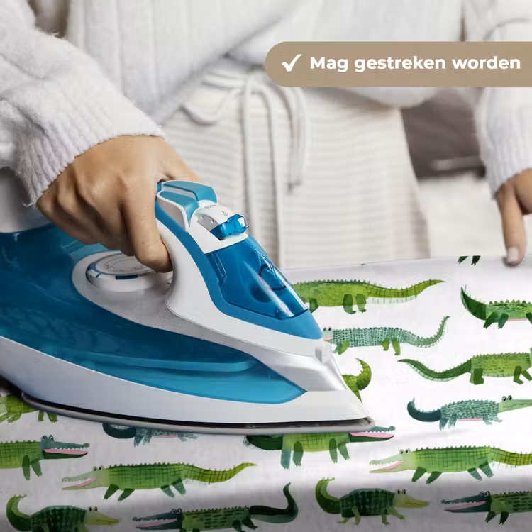 krokodillen - Speels - Groen Wandkleed katoen klein 269 -sfeer9