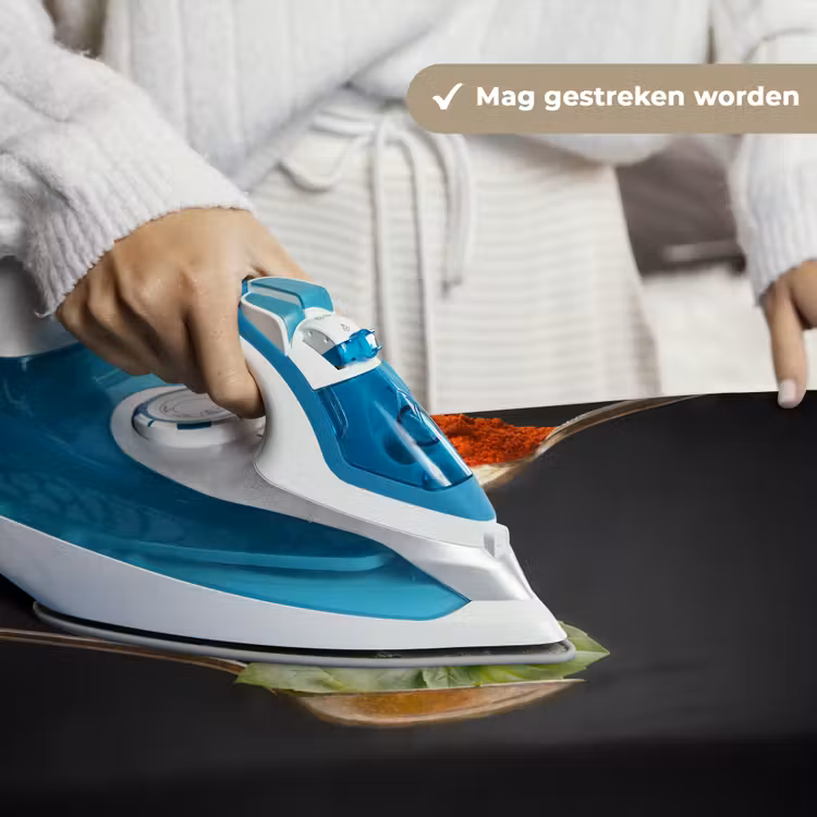 Kruiden - Lepel - Specerijen - Zwart - Italiaans Wandkleed katoen klein -sfeer9