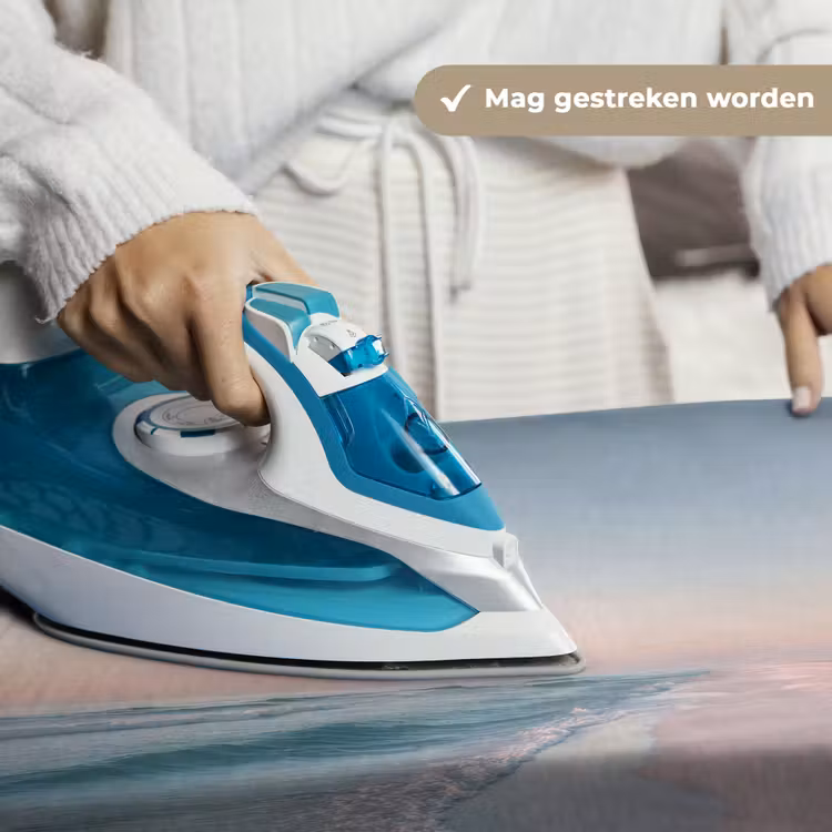 Kustlijn - Pastel - water Wandkleed katoen klein -sfeer9