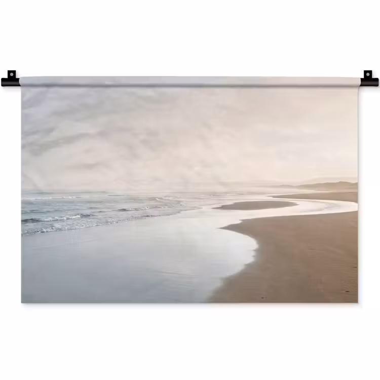 Kustlijn - Strand - Oceaan Wandkleed katoen klein -zz3d