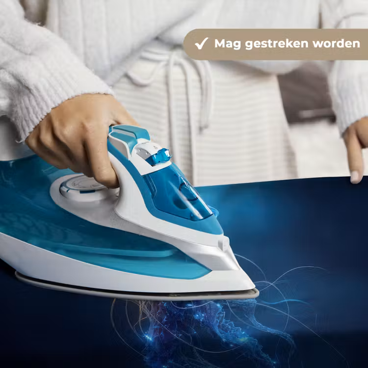 Kwal - Lichtgevend - Tentakels - Blauw Wandkleed katoen klein -sfeer9