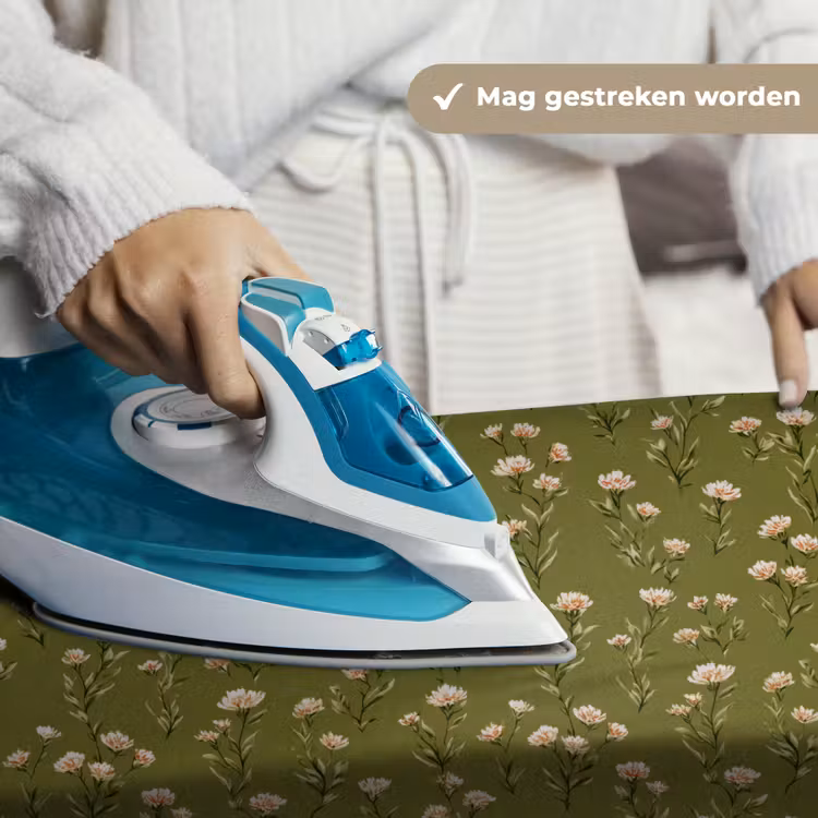Landelijk - Bloemen - Groen Wandkleed katoen klein 269 -sfeer9