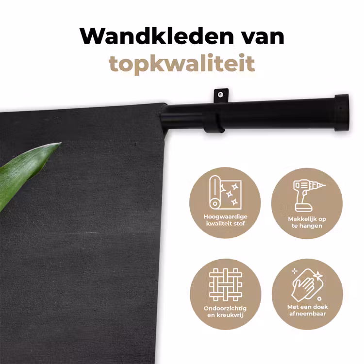Lelietjes van dalen - Bloemen - Stilleven - Flora Wandkleed katoen klein -sfeer2