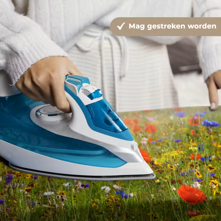 Lente - Bloemen - Rood - Klaproos - Gras - Groen Wandkleed katoen klein -sfeer9
