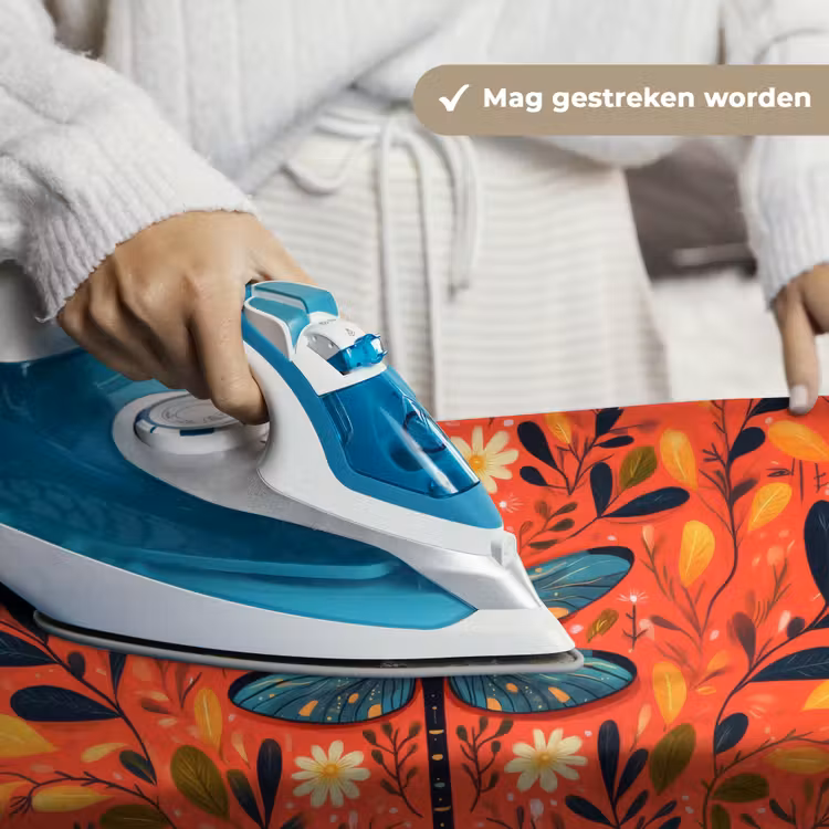 Libel - Blauw - Vleugels - Bladeren Wandkleed katoen klein -sfeer9