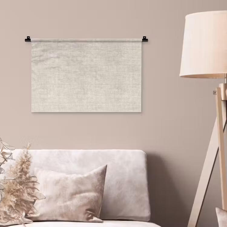 Linnen - Textuur - Beige Wandkleed katoen klein 269 -sfeer4