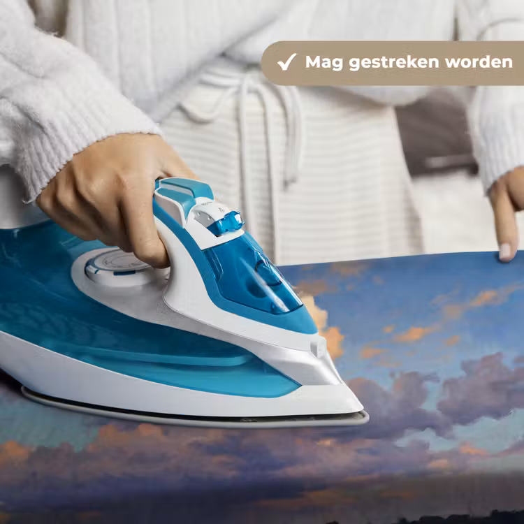 Lucht - Wolken - Landschap - Modern - Oranje Wandkleed katoen klein -sfeer9