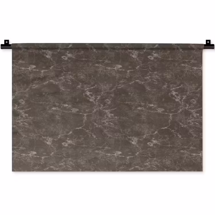 Marmer - Aders - Bruin Wandkleed katoen klein 269 -zz3d