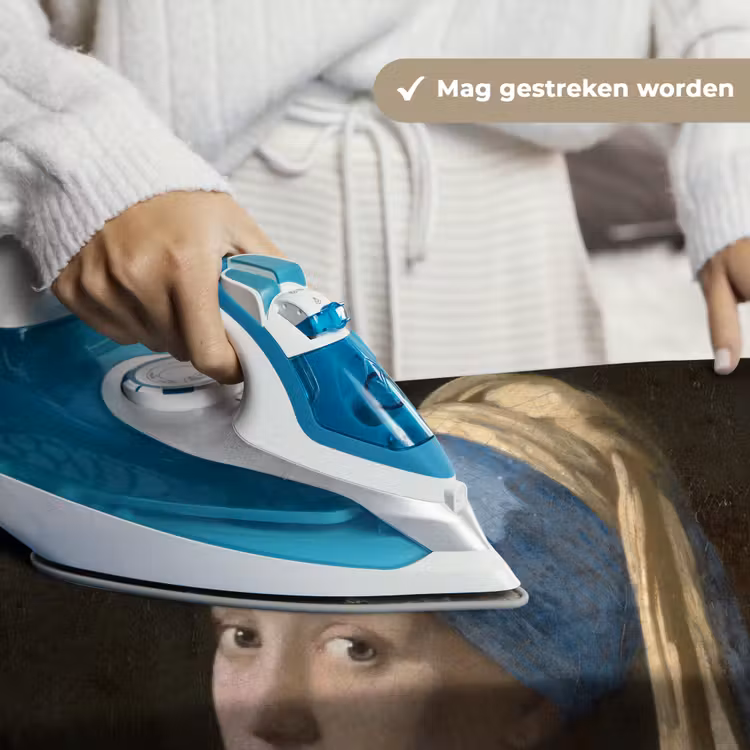 Meisje met de Parel - Schilderij van Johannes Vermeer Wandkleed katoen klein -sfeer9