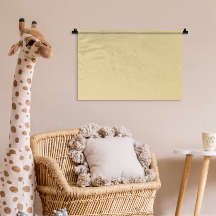 Mellow - Touch - Geel Wandkleed katoen klein 269 -wsfeer5_kind