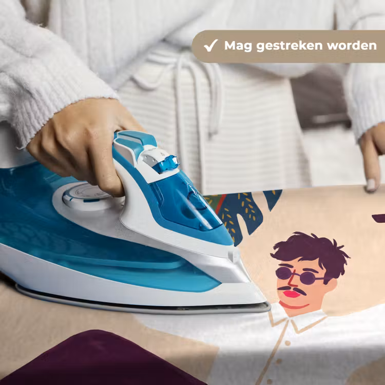 Mensen - Dienblad - Eten - Modern - Kleurrijk Wandkleed katoen klein -sfeer9