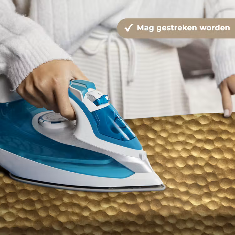 Metaal - Dynamisch - Goud Wandkleed katoen klein 269 -sfeer9