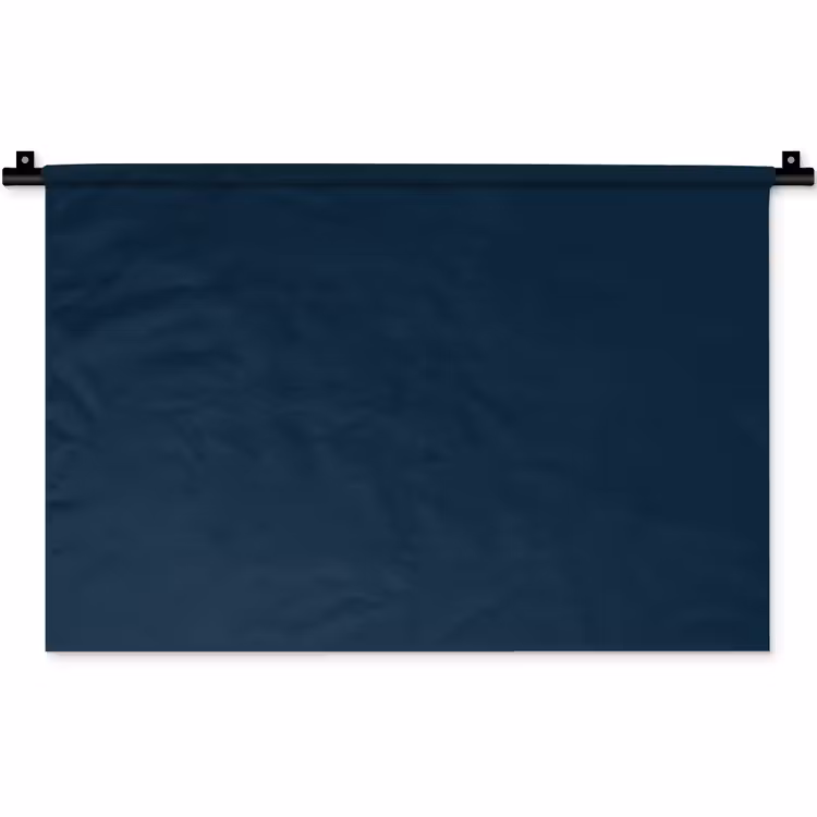 Midnight - Blue - Blauw Wandkleed katoen klein 269 -zz3d