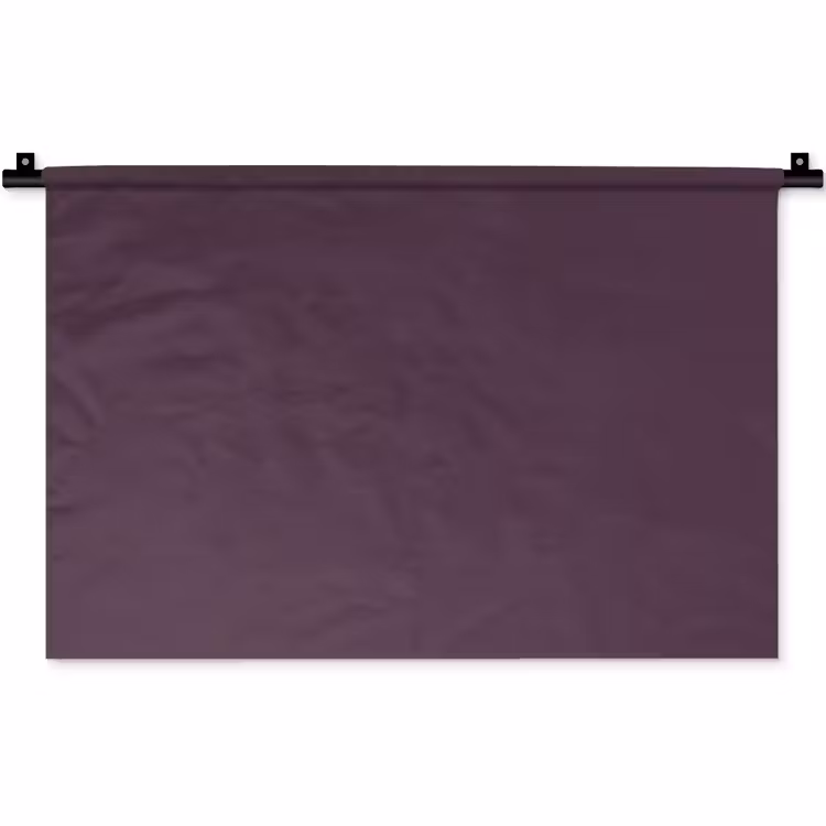 Midnight - Plum - Paars Wandkleed katoen klein 269 -zz3d