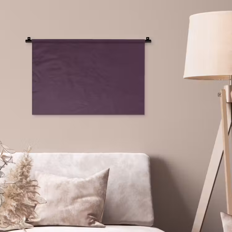 Midnight - Plum - Paars Wandkleed katoen klein 269 -sfeer4