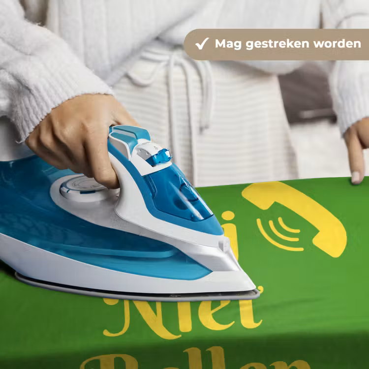 Mij niet bellen - Telefoon - Groen Wandkleed katoen klein -sfeer9