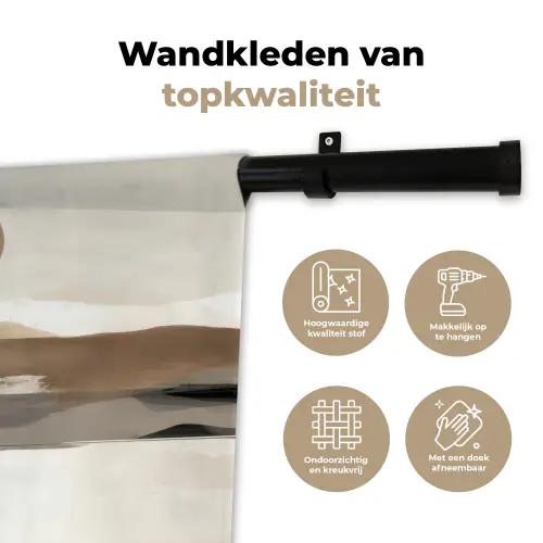 Minimalistisch - Landschap - Dimensie Wandkleed katoen klein -sfeer2