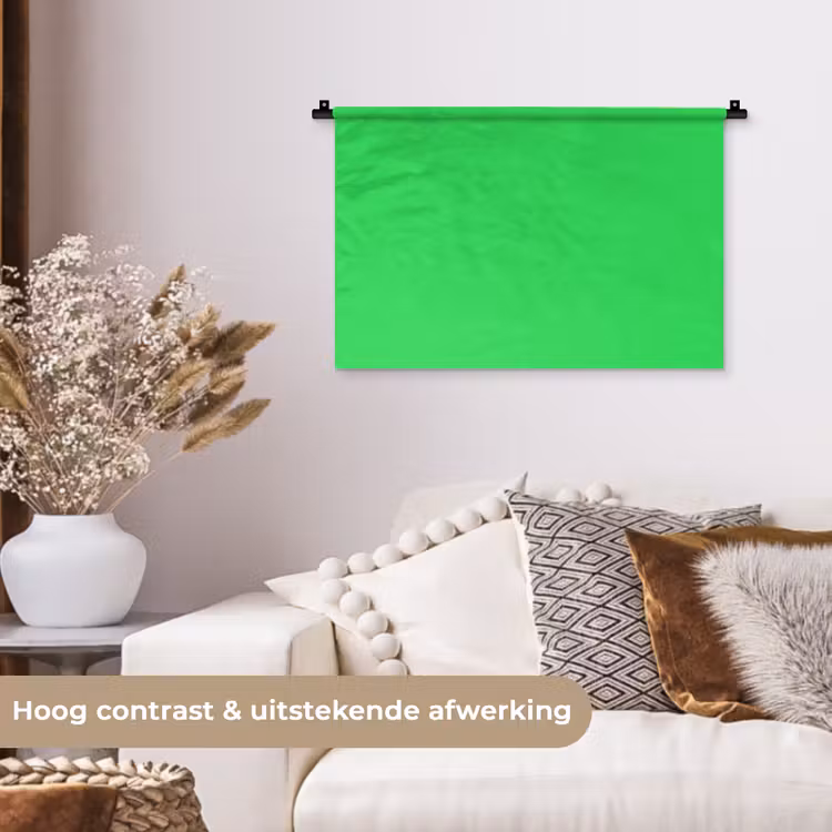 Mint - Green - Groen Wandkleed katoen klein 269 -sfeer1