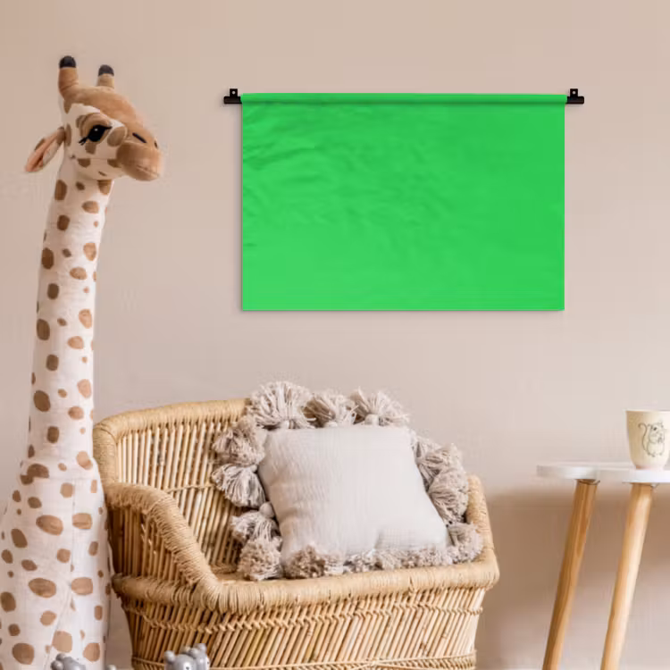 Mint - Green - Groen Wandkleed katoen klein 269 -wsfeer5_kind