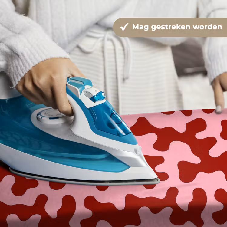 Modern - Abstract - Rood Wandkleed katoen klein 269 -sfeer9