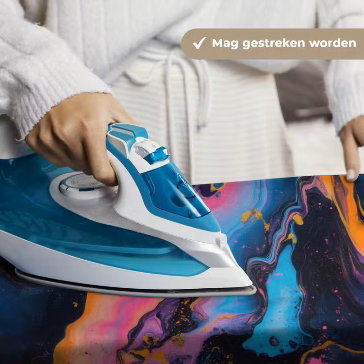 Modern - Marmer - Oranje Wandkleed katoen klein -sfeer9