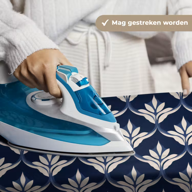 Modern - Ontwerp - Blauw Wandkleed katoen klein 269 -sfeer9