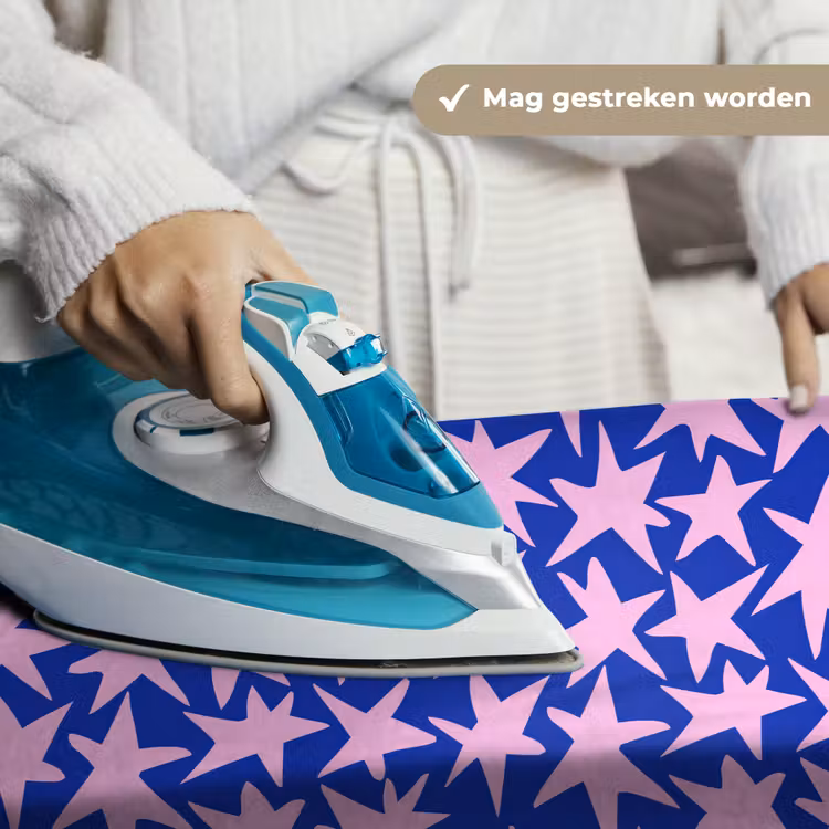 Modern - Sterren - Blauw Wandkleed katoen klein 269 -sfeer9