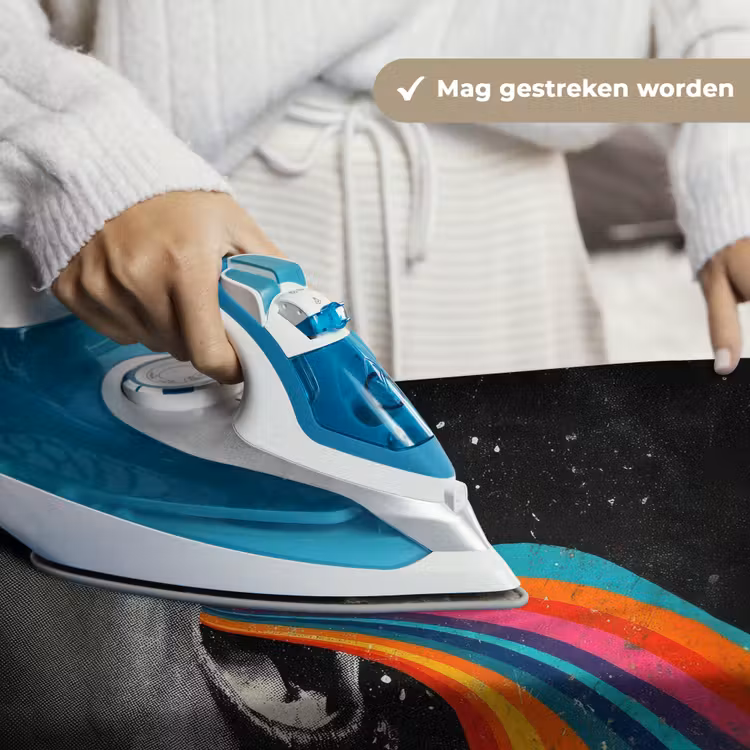 Mond - Golven - Regenboog Wandkleed katoen klein -sfeer9