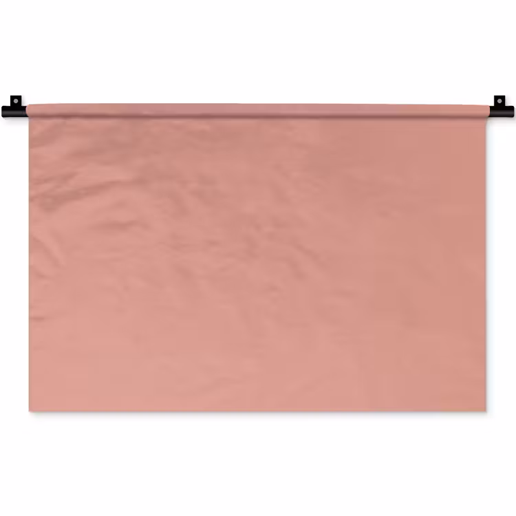 Muted - Salmon - Koraal Wandkleed katoen klein 269 -zz3d