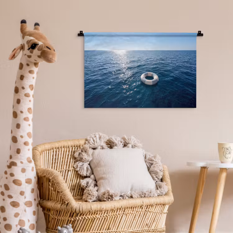Oceaan - Zwemband - Horizon Wandkleed katoen klein -wsfeer5_kind